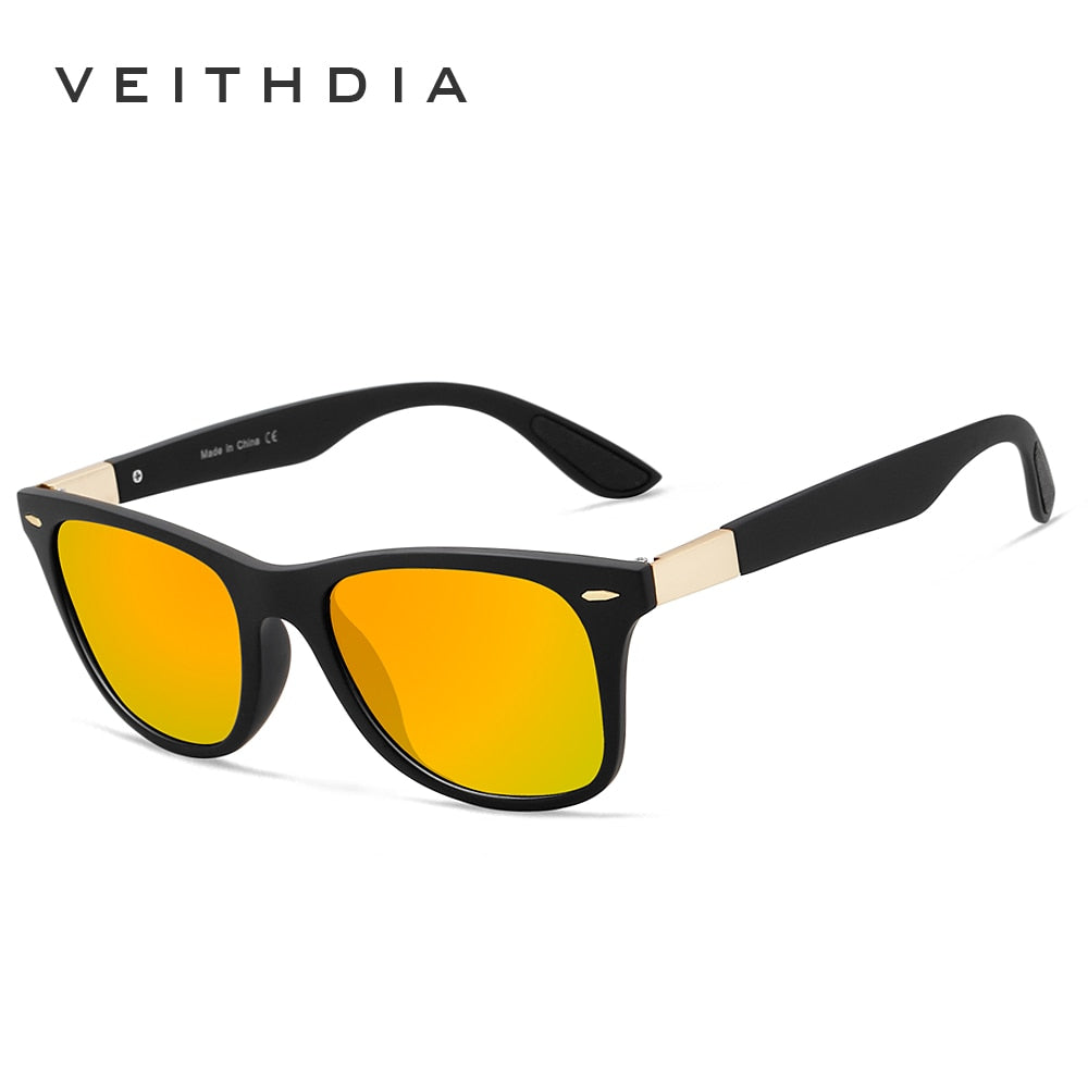 Veithdia DualShift - Gradient Photochromic Solglasögon med Polariserade Spegel-Linser