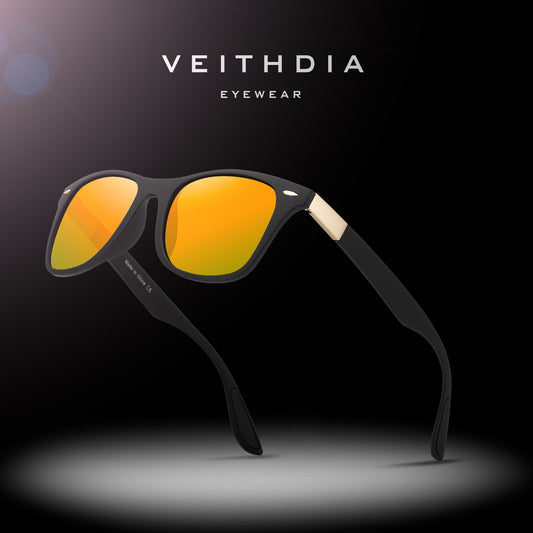 Veithdia DualShift - Gradient Photochromic Solglasögon med Polariserade Spegel-Linser